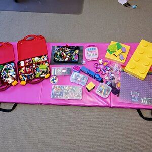 Lego, Lego Storage Organizer & Baseplates, Lego Friends Lot, EUC